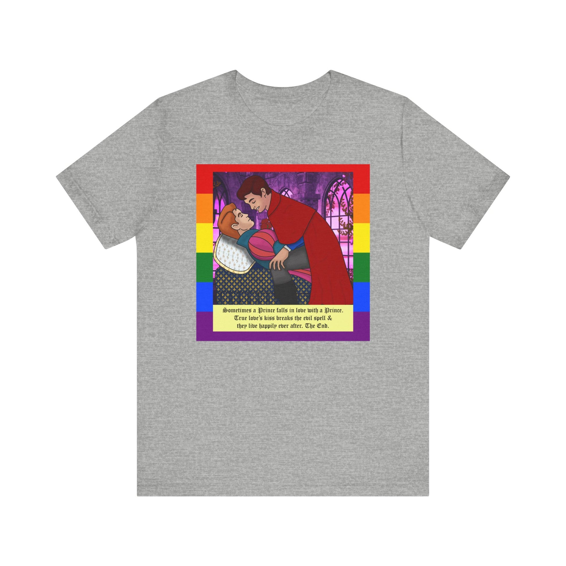 Gray Prince loves a prince gay t-shirt