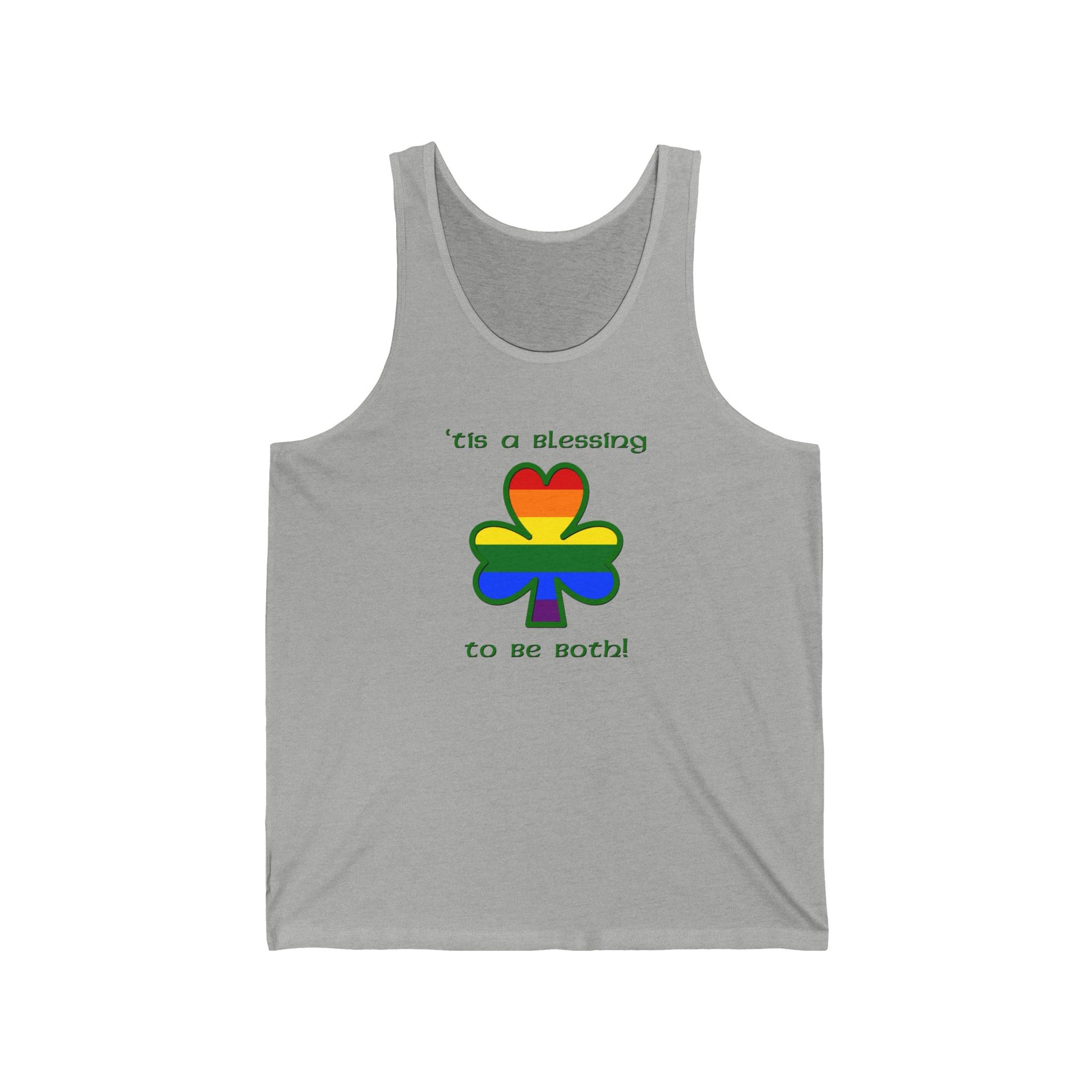 Gay Irish Tank Top Athletic Heather Gray