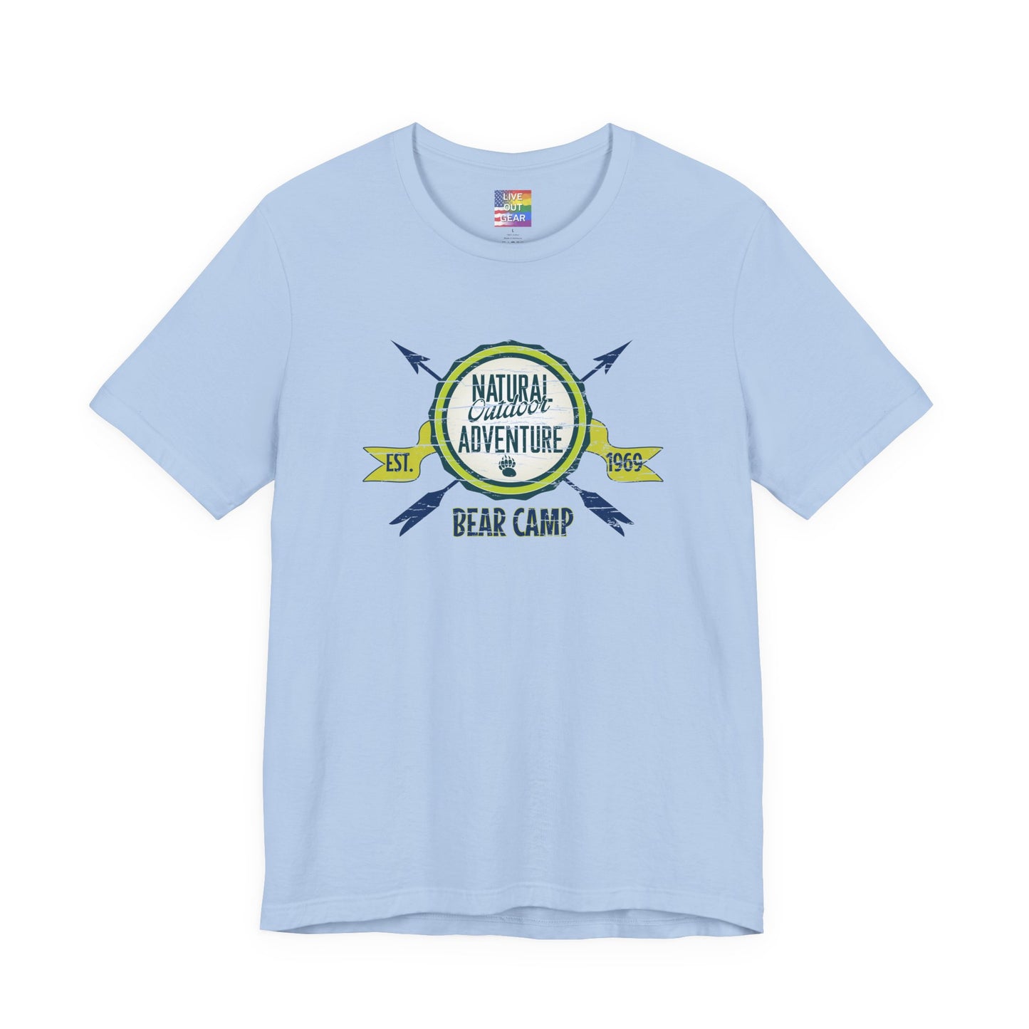 Bear Camp Retro Gay Bear Camping T-Shirt