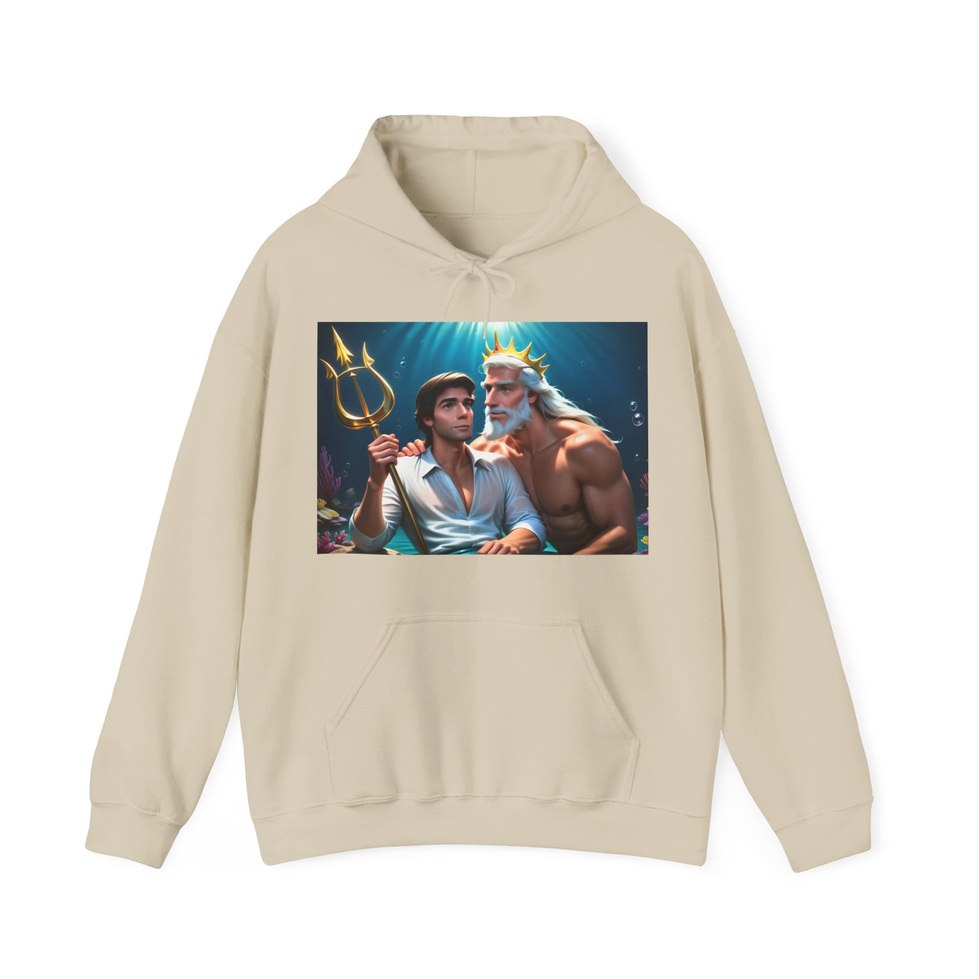 Sand Gay Prince Eric and gay daddy King Triton hoodie sweatshirt