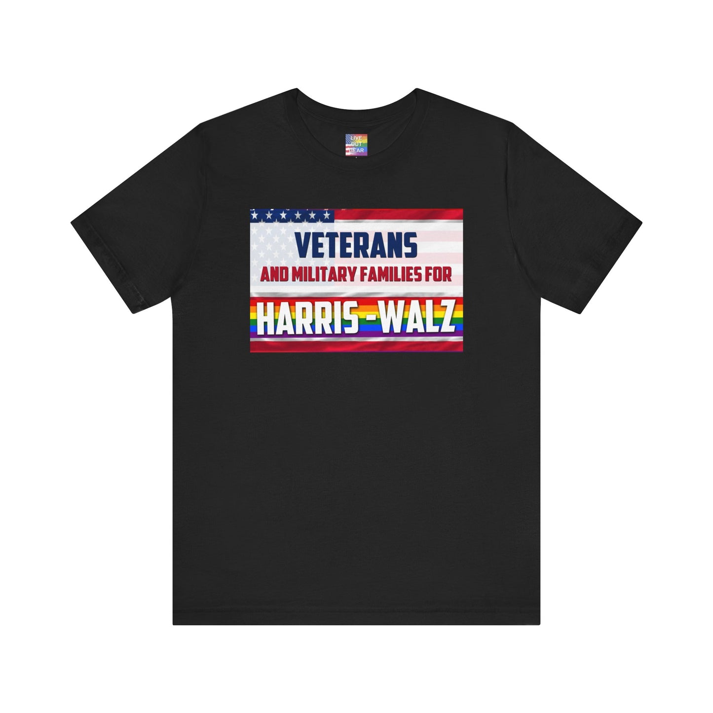 Black Veterans and Military Families for Harris - Walz T-Shirt