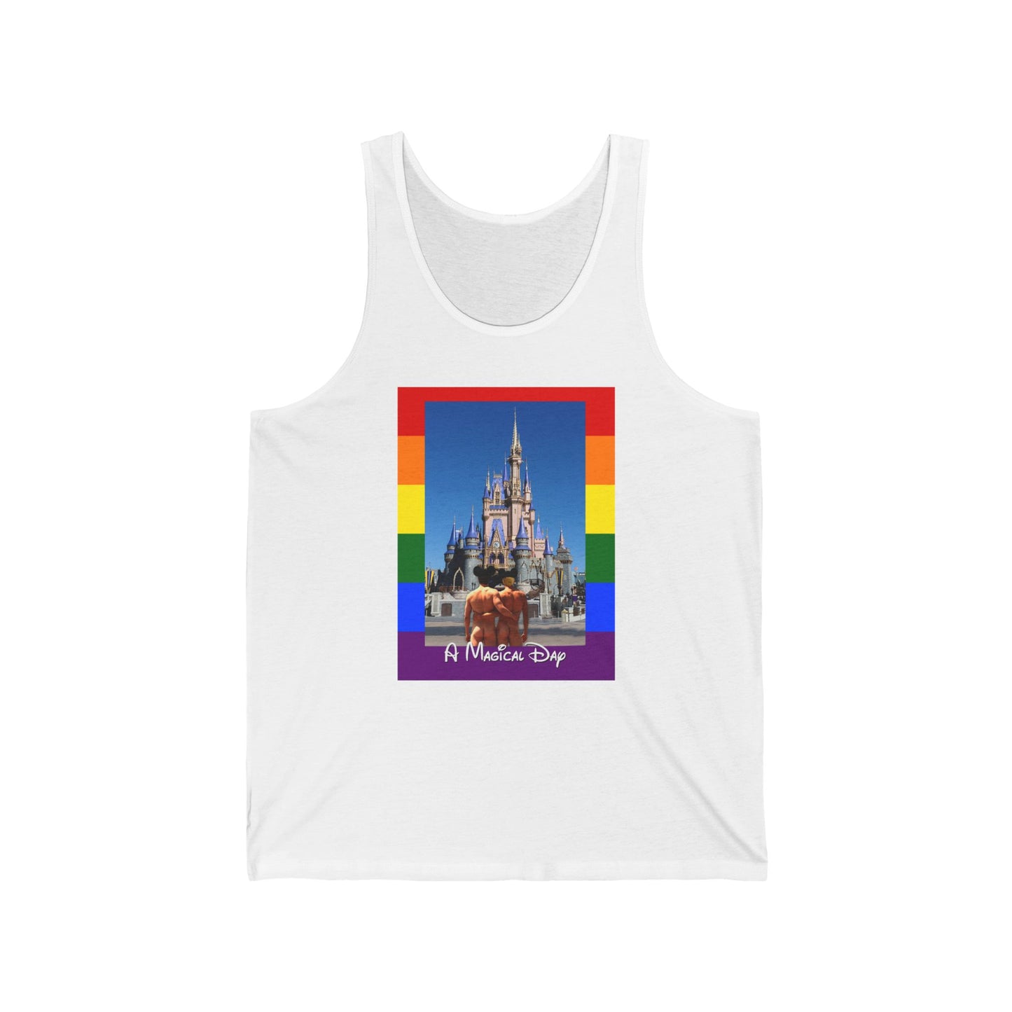 Gay Male Couple Fantasy at the Castle Tank Top