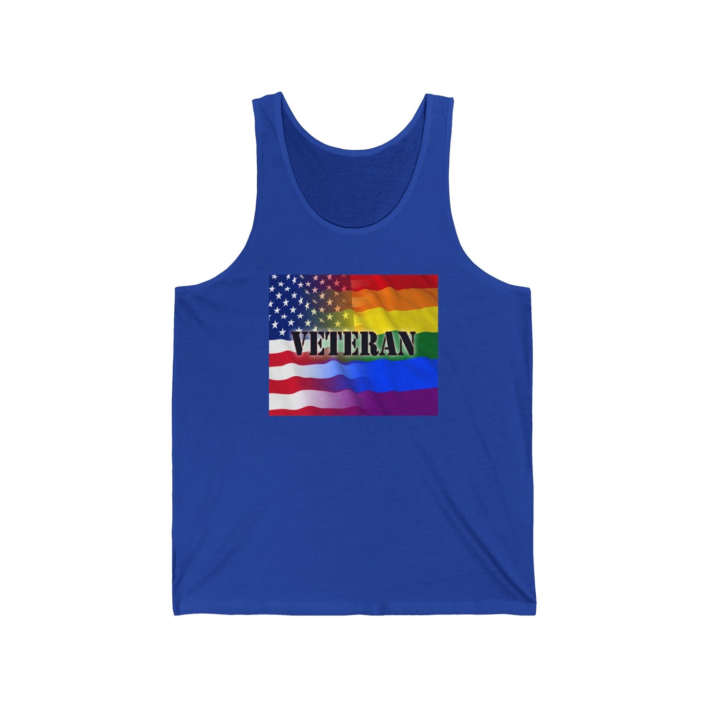 Royal Blue Gay Veteran Tank Top