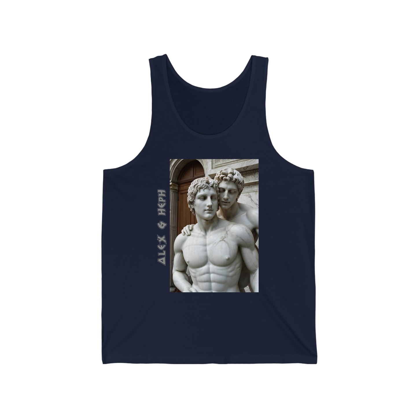 Alex & Heph Marble Statues - Alexander the Great and Hephaestion Tank Tank Top