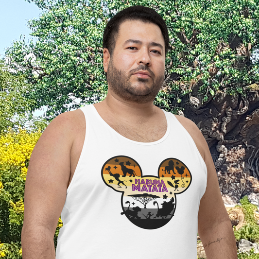 Hakuna Matata Gay Bear Pride Tank Top | Pride Bear Graphic Tank