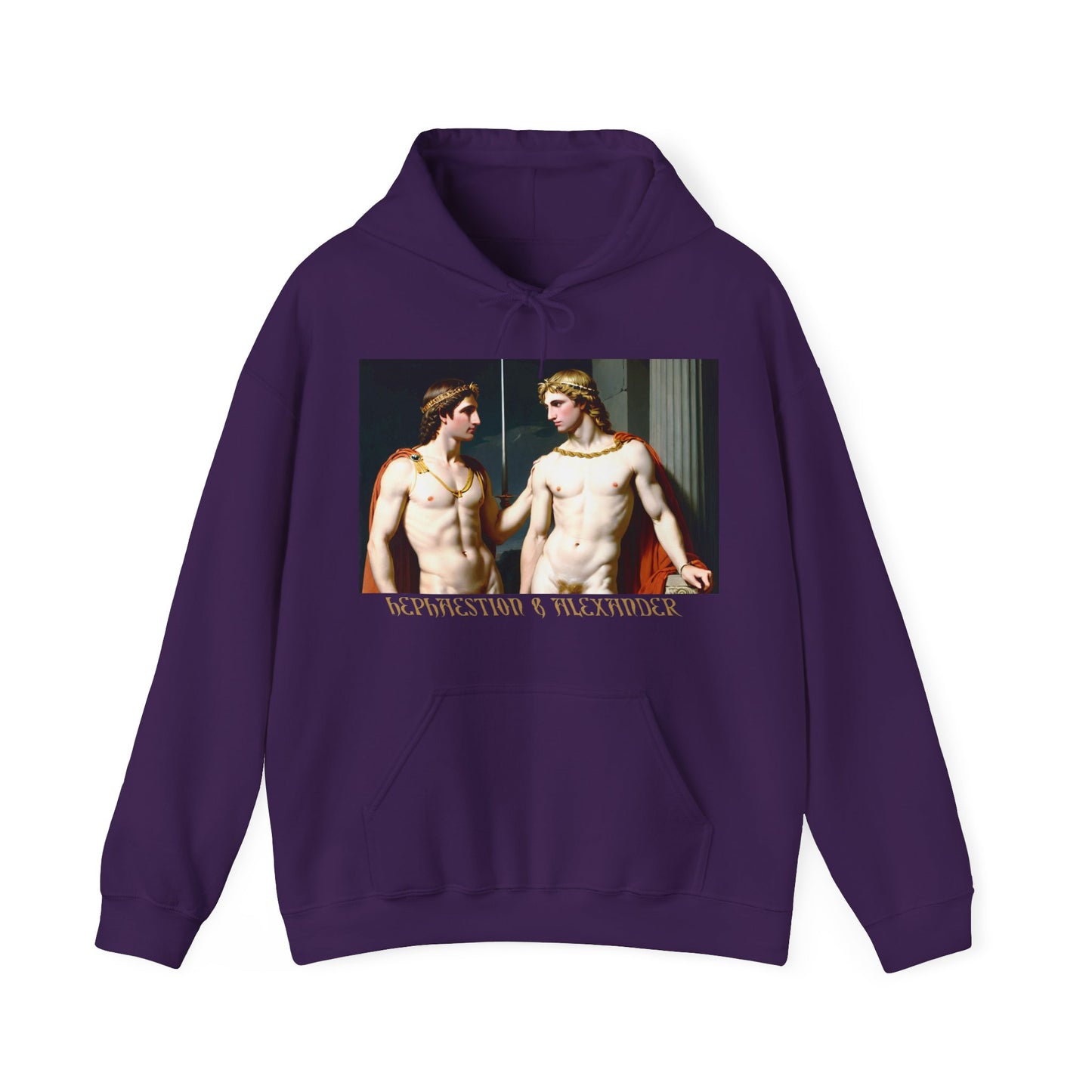 Classical Hephaestion and Alexander the Great Heavy Blend™ Hooded Sweatshirt
