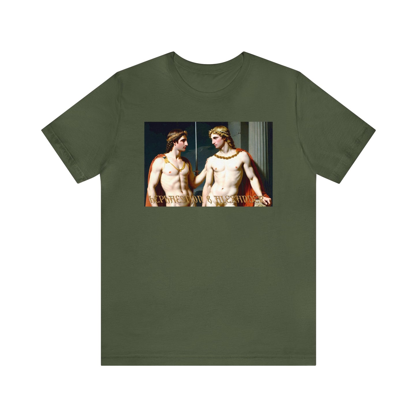 Classical Hephaestion and Alexander the Great Short Sleeve T-Shirt