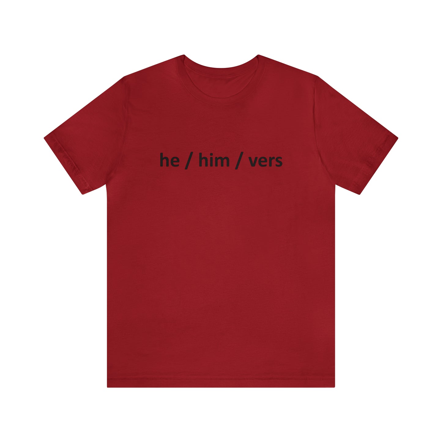 il / lui / vers Pronom T-Shirt à manches courtes