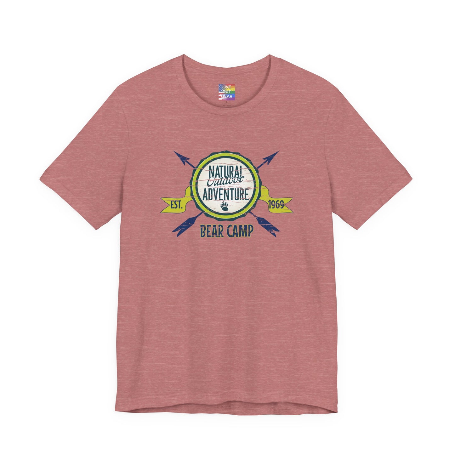 Bear Camp Retro Gay Bear Camping T-Shirt