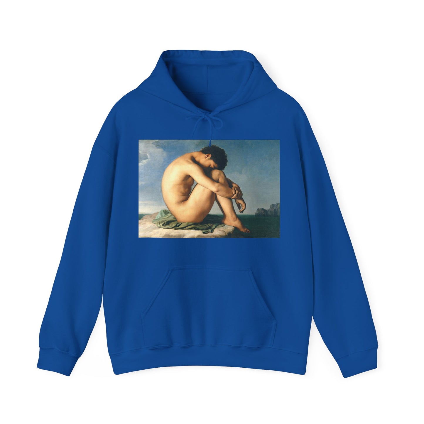 Young Man by the Sea Unisex Heavy Blend™ Hooded Sweatshirt
