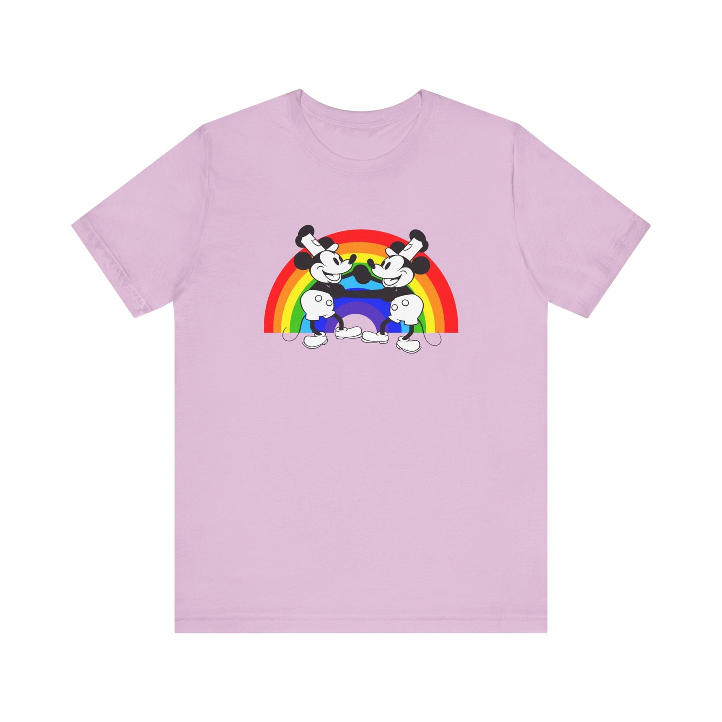 Lilac Gay Steamboat Willie t-shirt