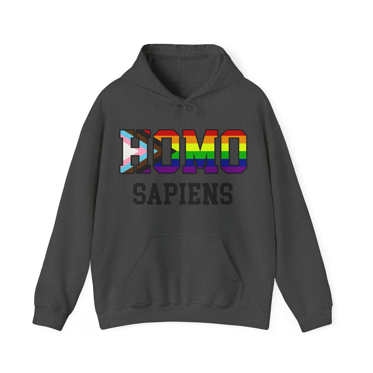 HOMO SAPIENS LGBTQ Pride Unisex Heavy Blend Hooded Sweatshirt