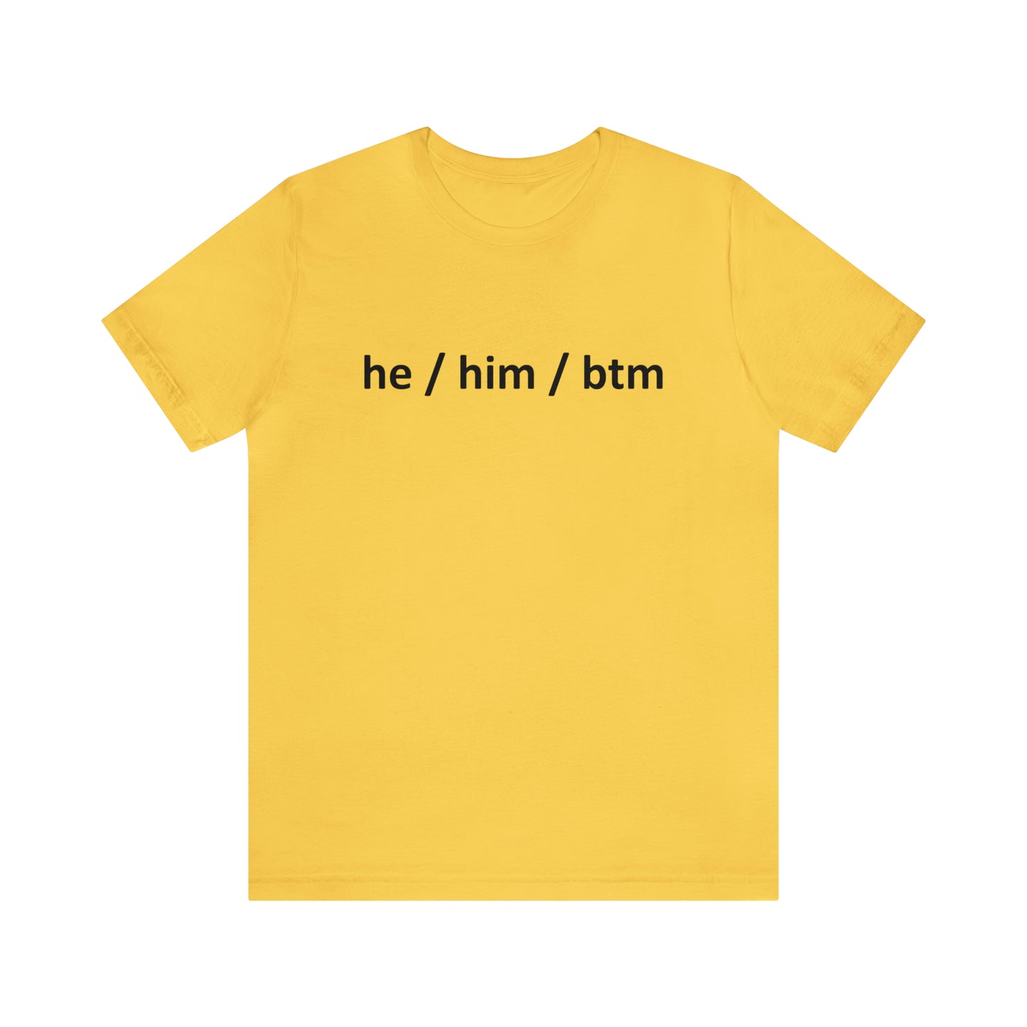 il / lui / btm Pronom Unisex Short Sleeve T-Shirt