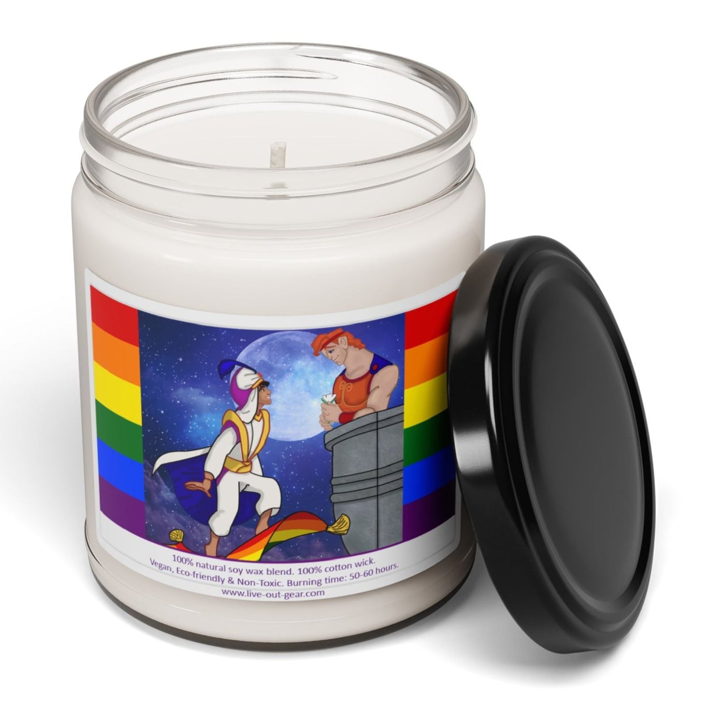 Aladdin Hercules Gay Rendezvous Soy Candle