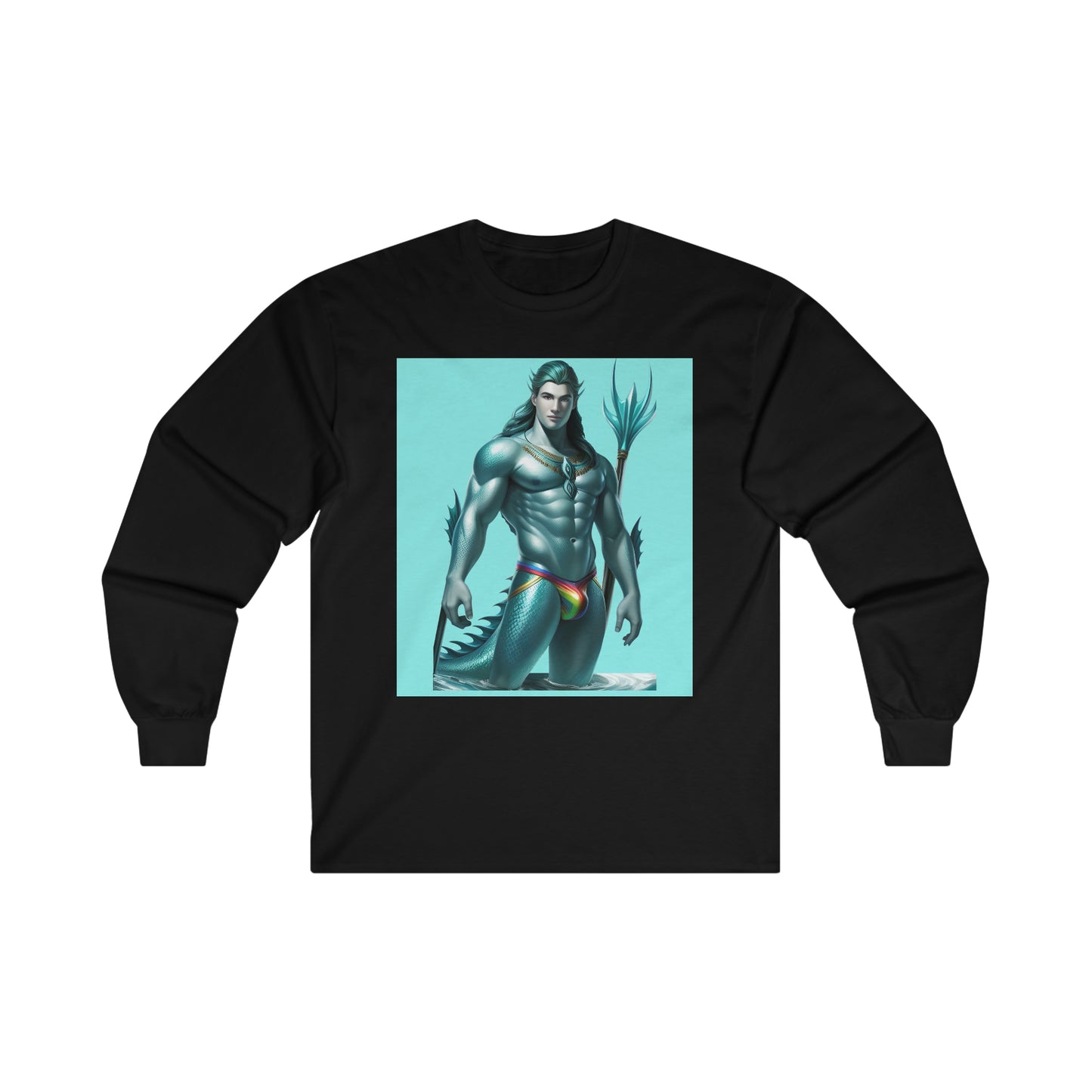 Gay Aqua Sea Man Ultra Cotton Long Sleeve T-Shirt