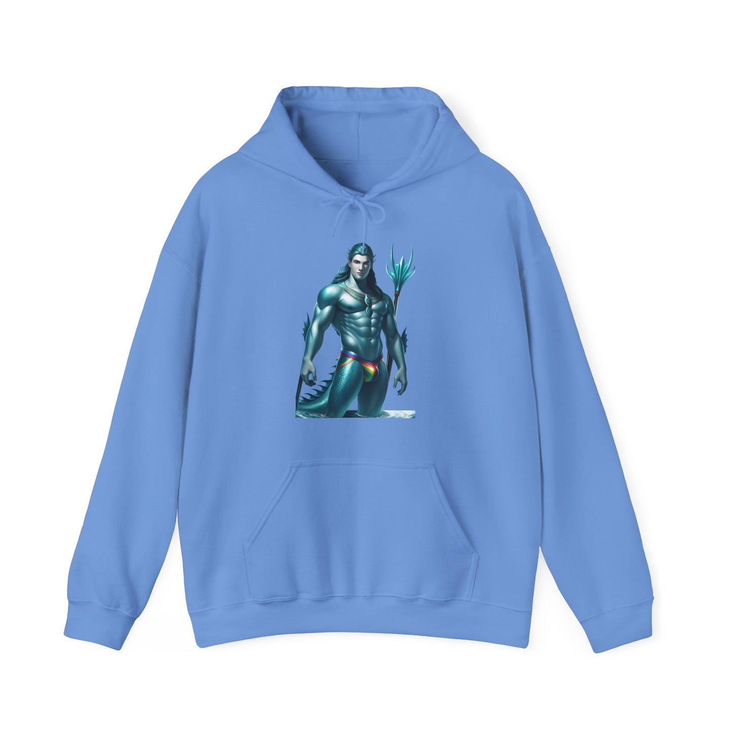 Gay Aqua Sea Man Heavy Blend™ Hooded Sweatshirt