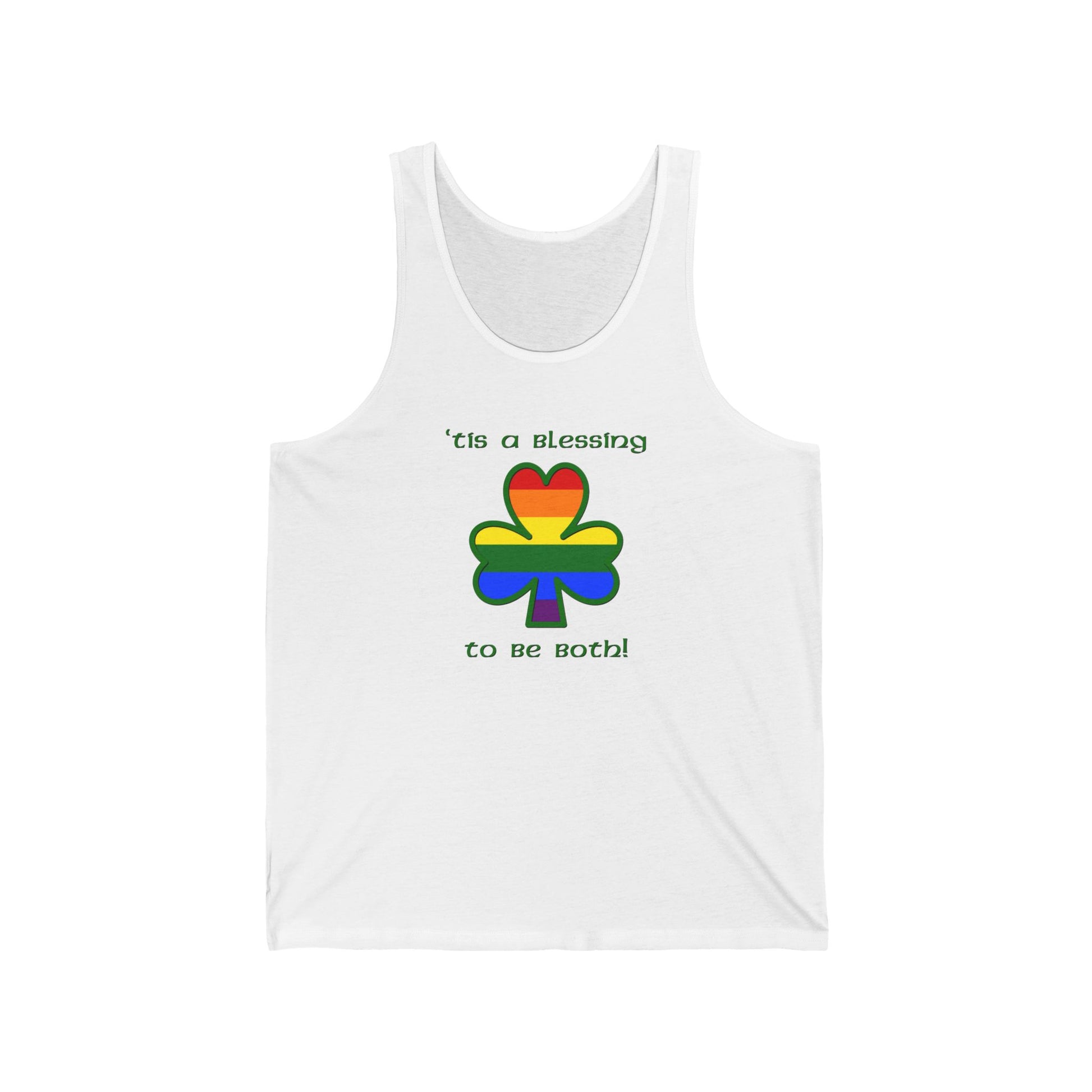 Gay Irish Tank Top White