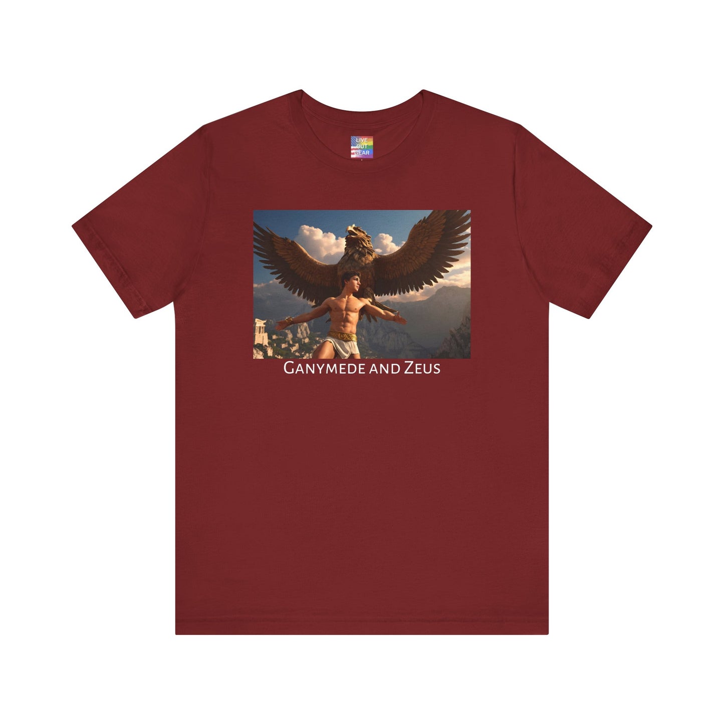 Cardinal Ganymede and Zeus Gay T-Shirt