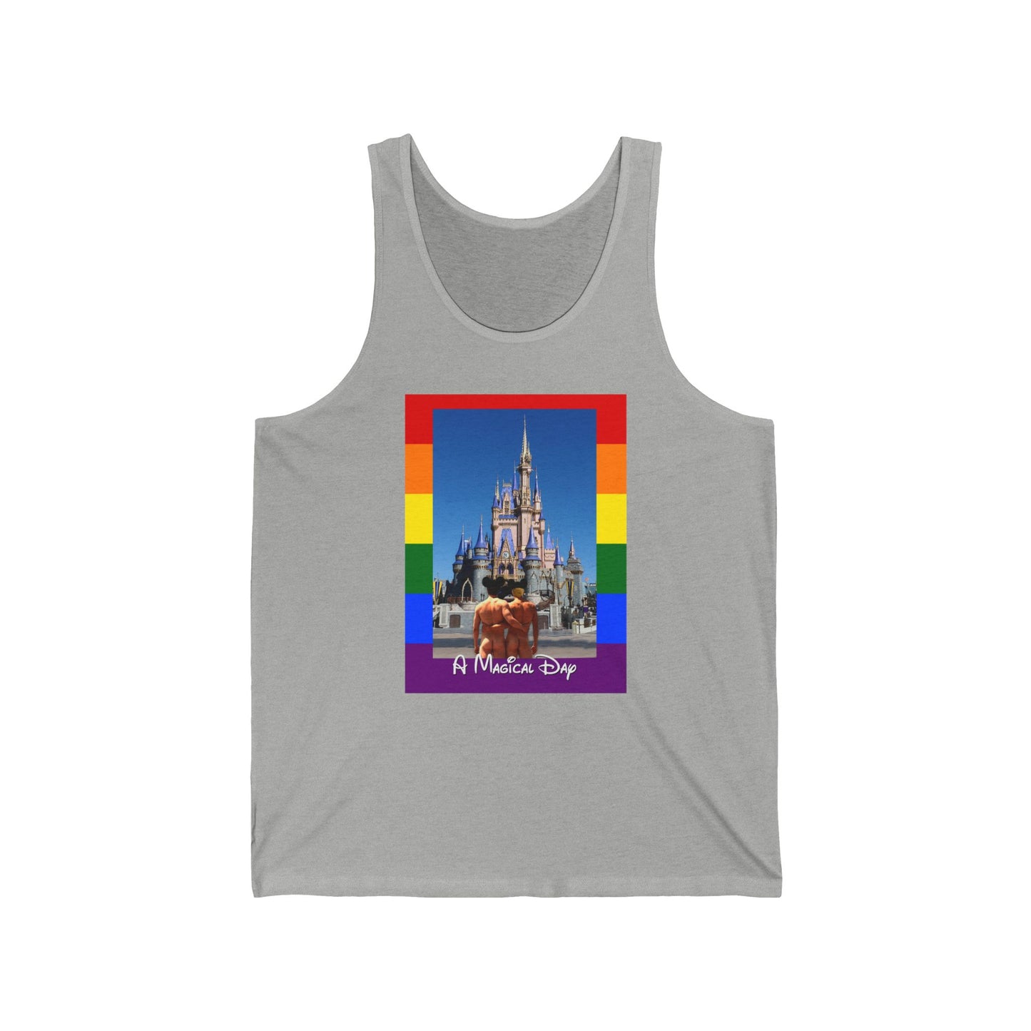 Gay Male Couple Fantasy at the Castle Tank Top