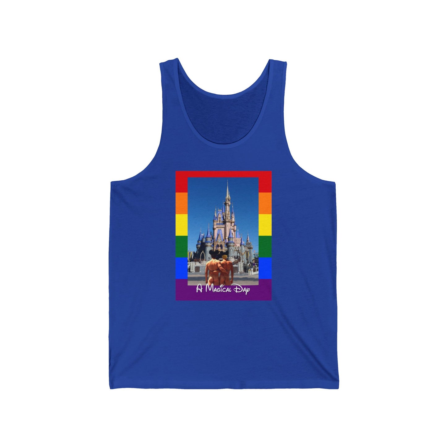 Gay Male Couple Fantasy at the Castle Tank Top