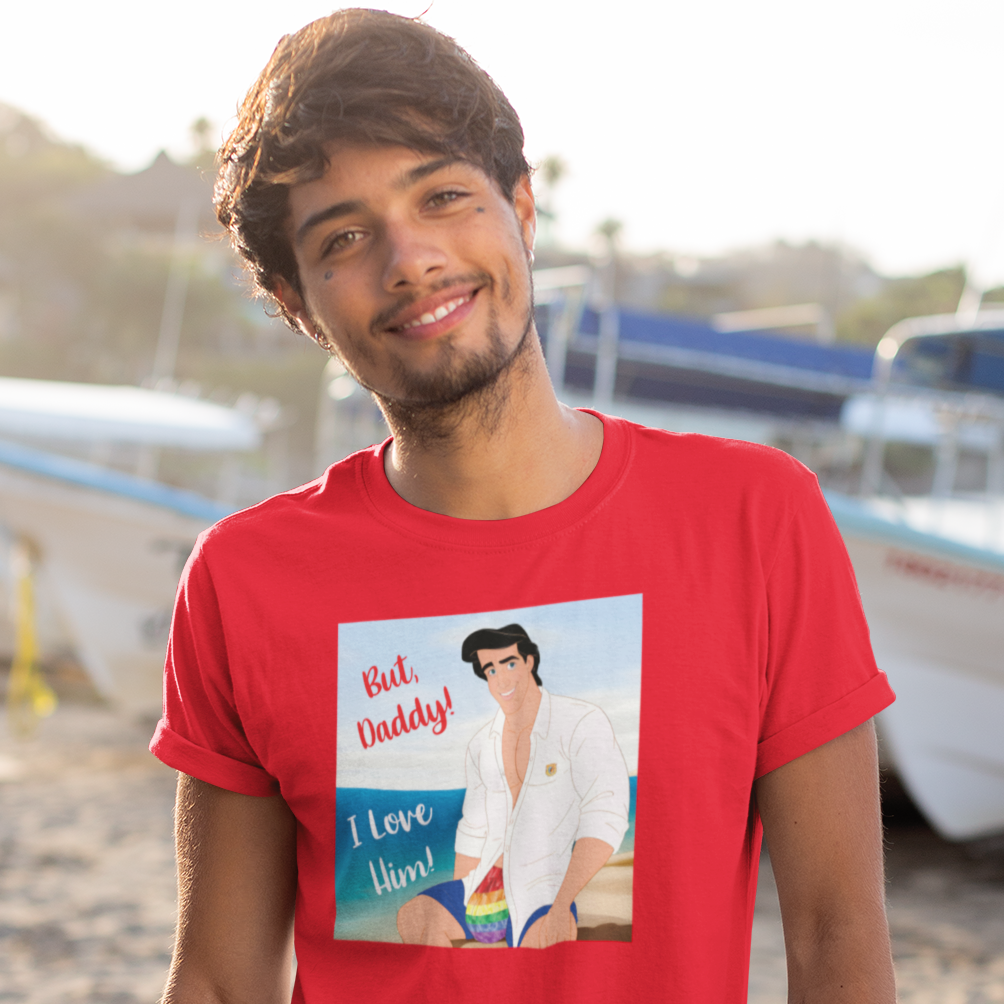 But Daddy I Love Him gay guy red t-shirt 