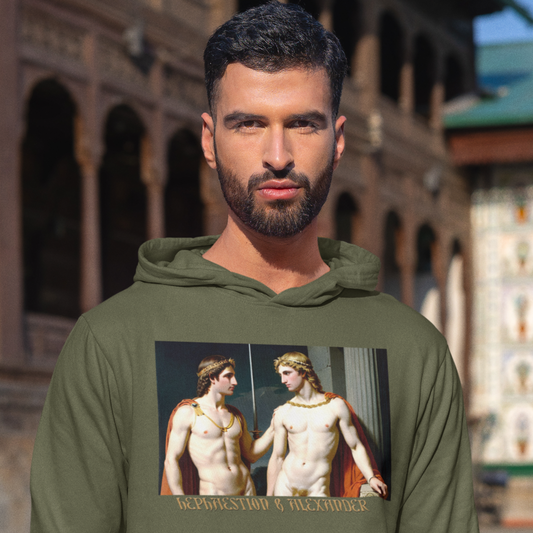 Alexander the Great and his lover Hephaestion sweatshirt hoodie