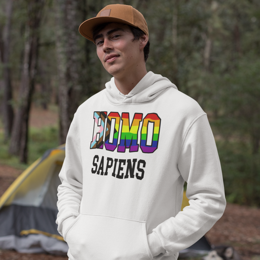 HOMO SAPIENS gay hoodie sweatshirt LGBTQ