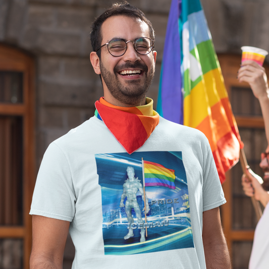 gay iceman superhero t-shirt gay pride