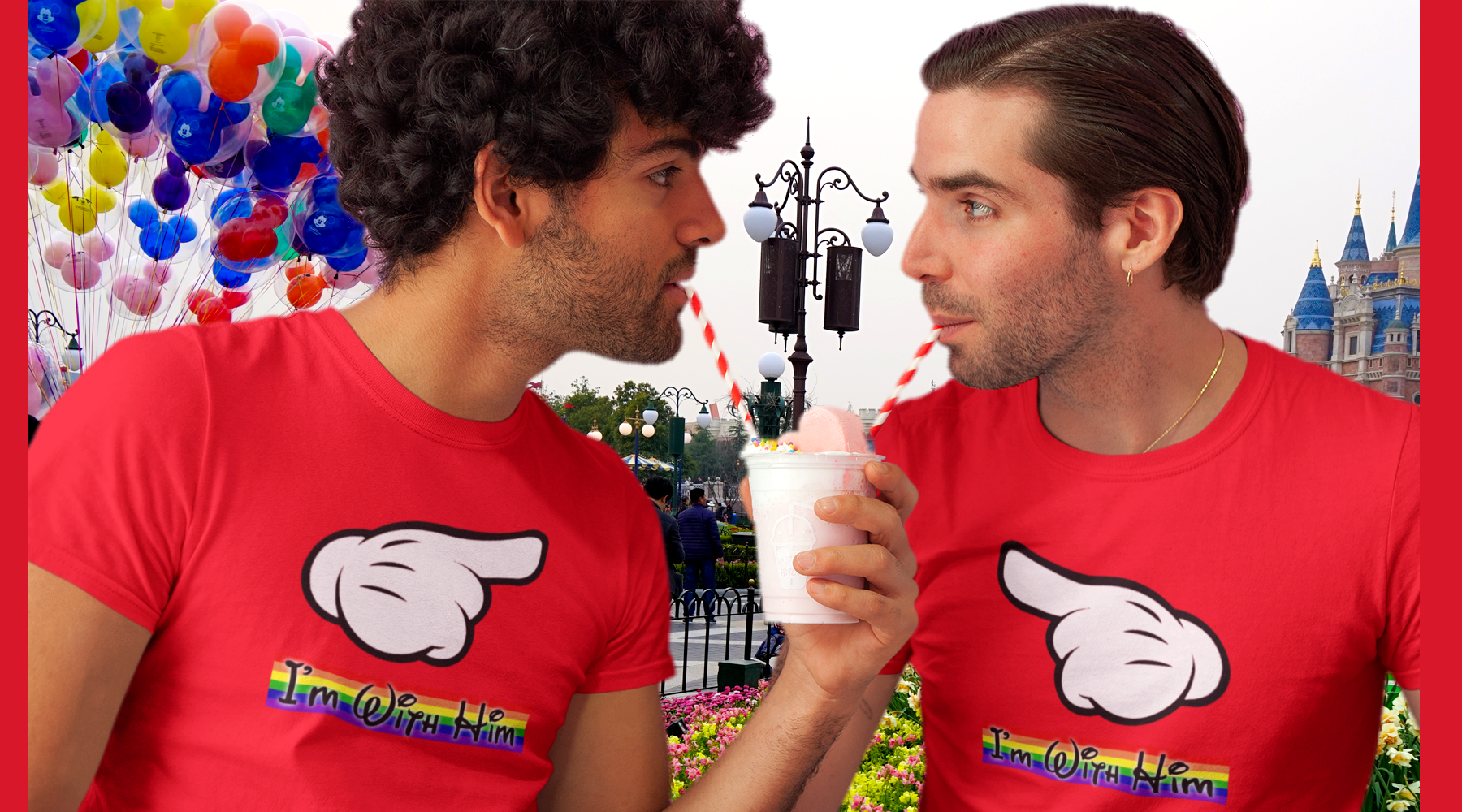 Gay Young Men in Love at Disney