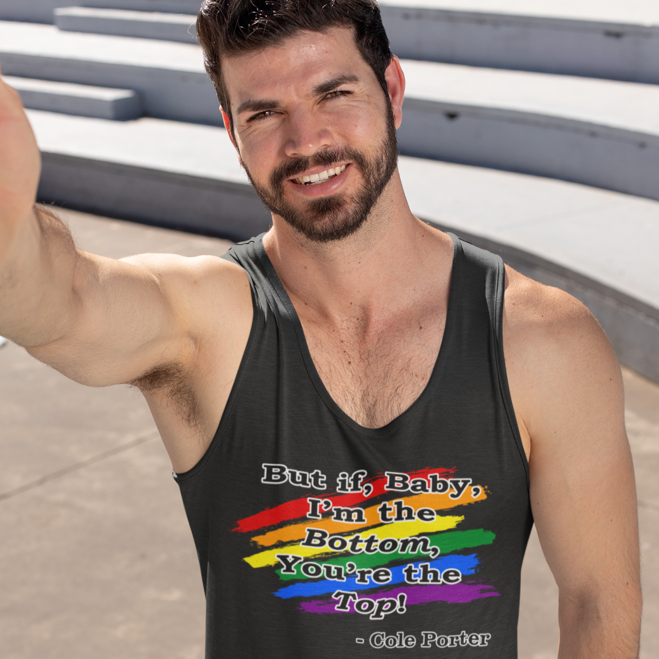 I'm the Bottom, You're the Top! Jersey Tank Top