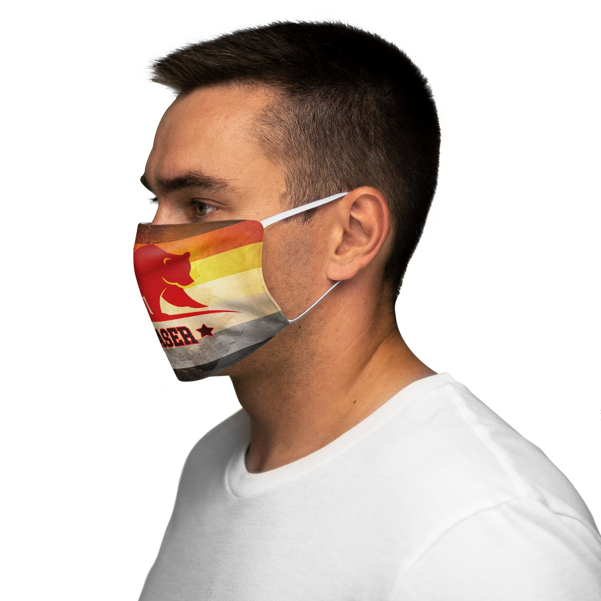 Bear Chaser Snug-Fit Polyester/Cotton Face Mask