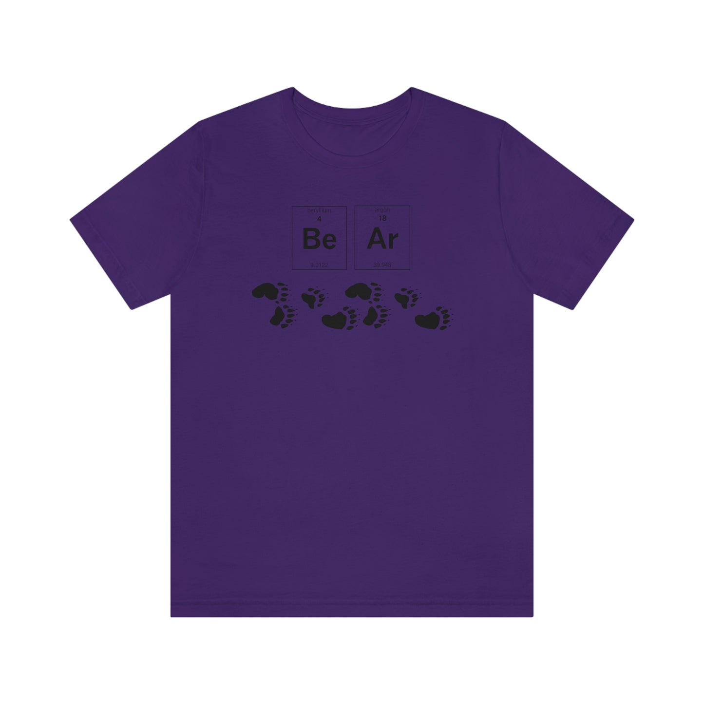 BeAr - Camiseta para adulto, diseño de pata de oso