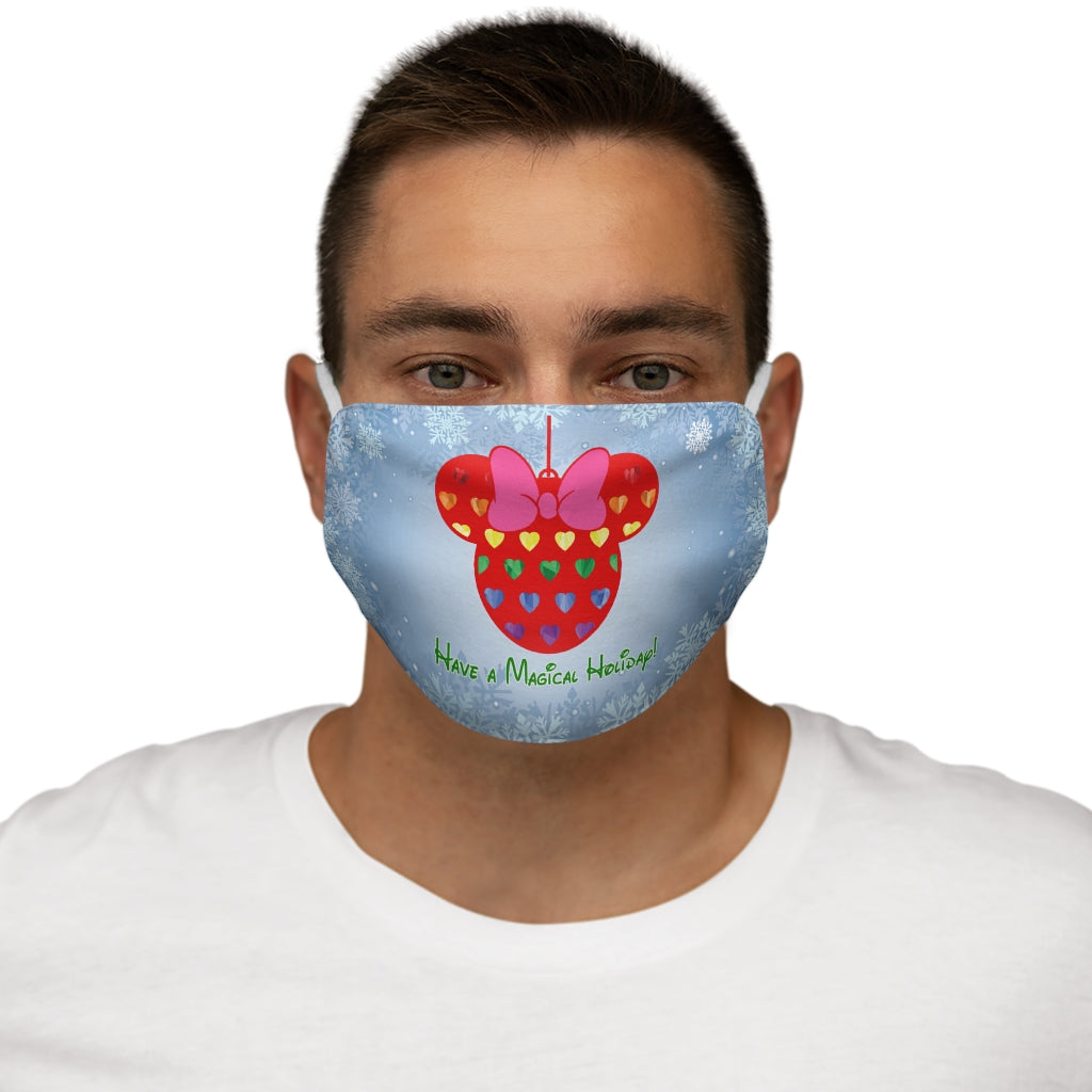 Magical Mouse Holiday LGBTQ Snug-Fit Polyester/Cotton Face Mask