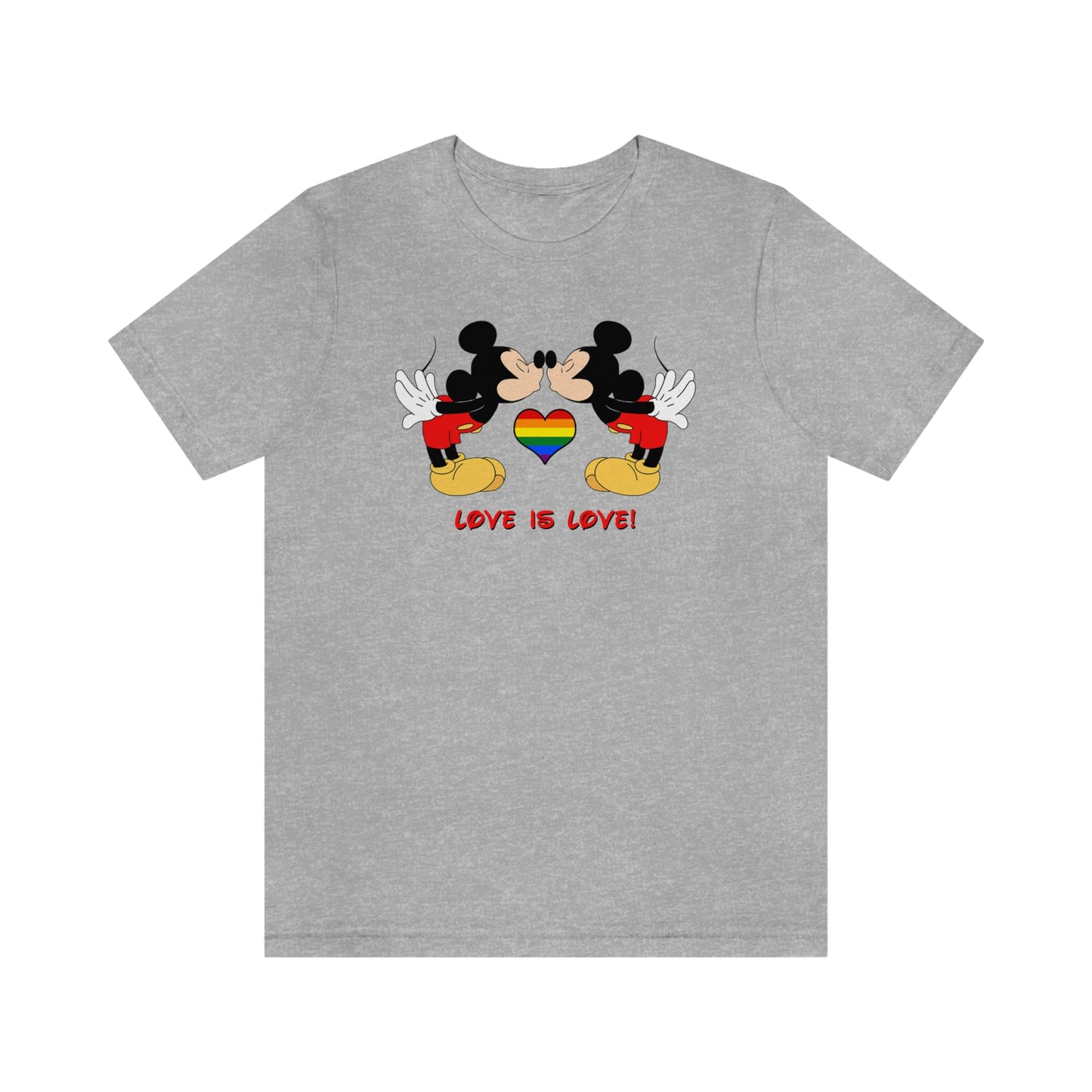 Gay Mice Love Is Love Adult Unisex T-Shirt