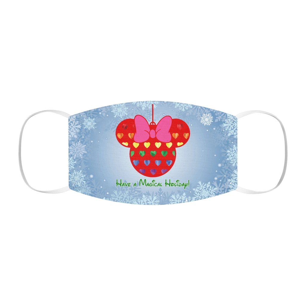 Magical Mouse Holiday LGBTQ Mascarilla facial de poliéster/algodón ajustada
