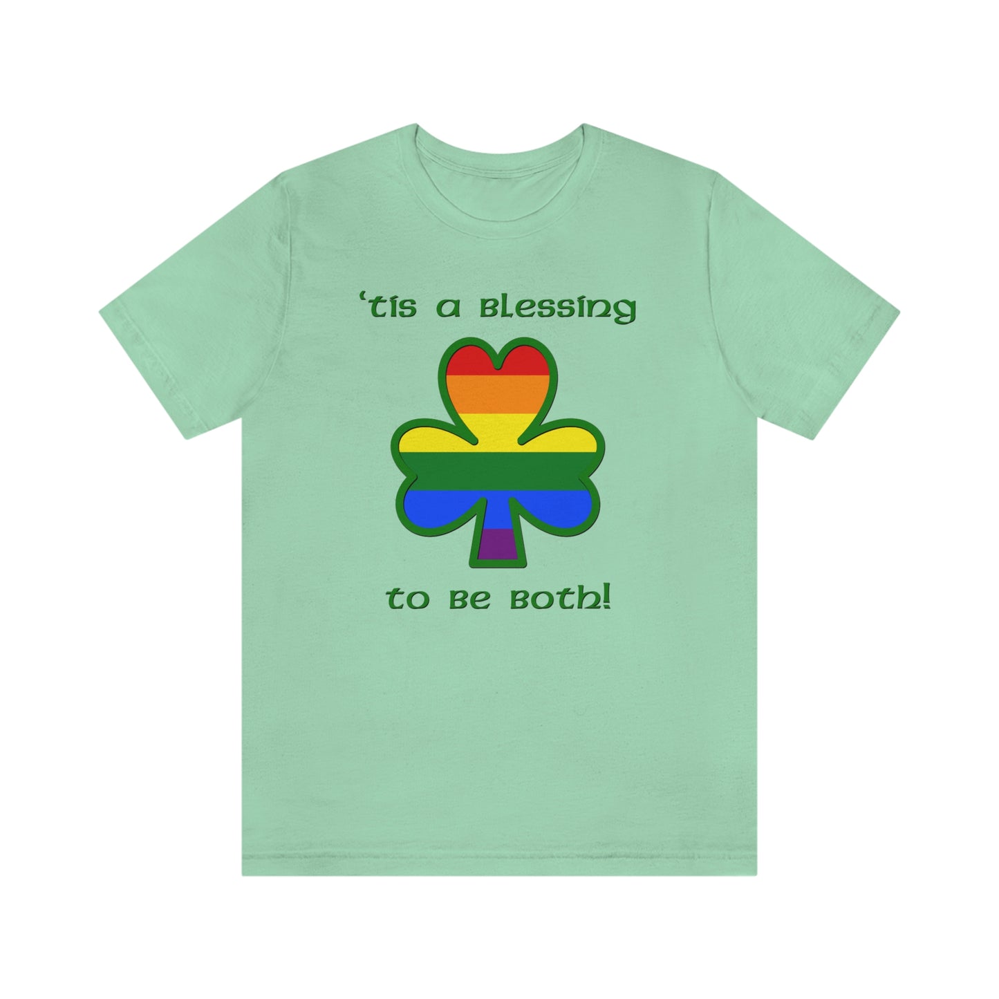Camiseta unisex para adultos 'Es una bendición ser ambos