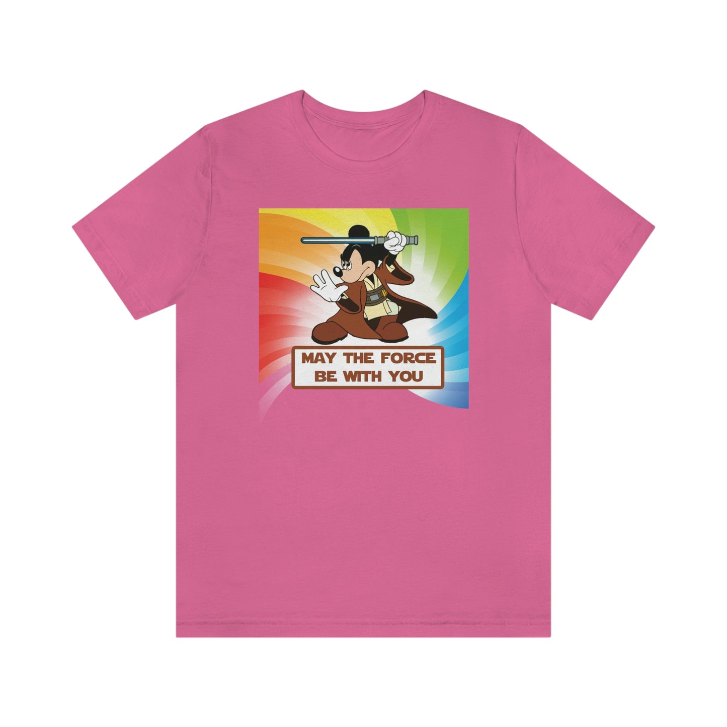 Gay Rainbow Jedi Mouse - Camiseta unisex para adultos