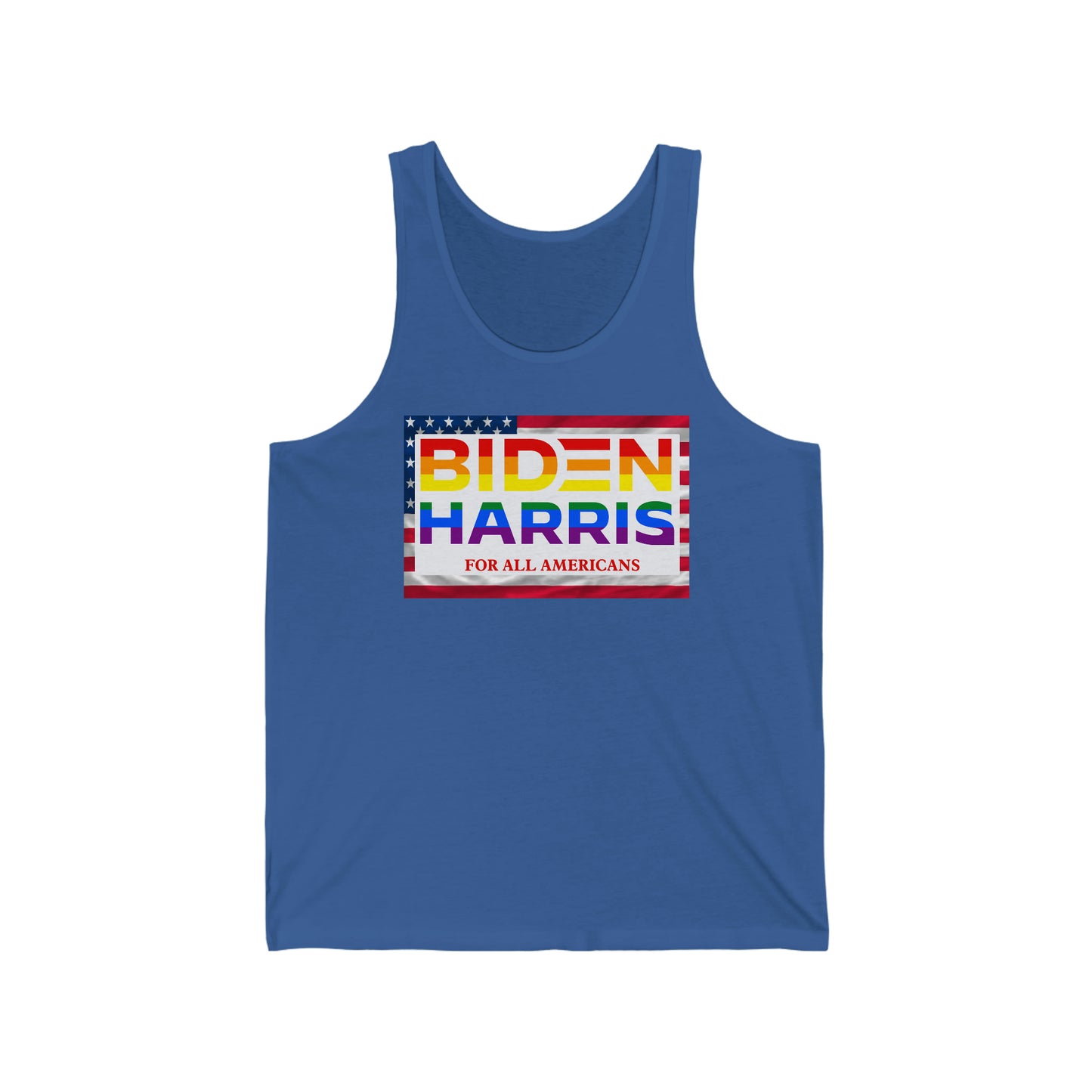 Biden-Harris para todos los americanos - Camiseta sin mangas unisex para adultos