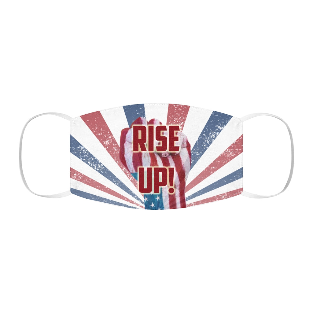 Rise Up! American Protest Snug-Fit Polyester/Cotton Face Mask