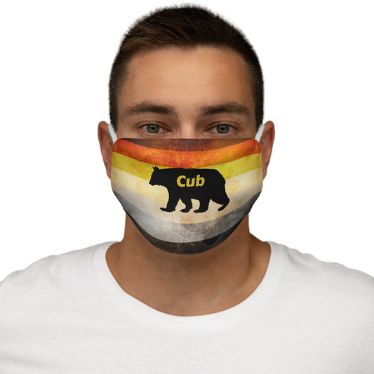 Bear Cub Snug-Fit Polyester/Cotton Face Mask