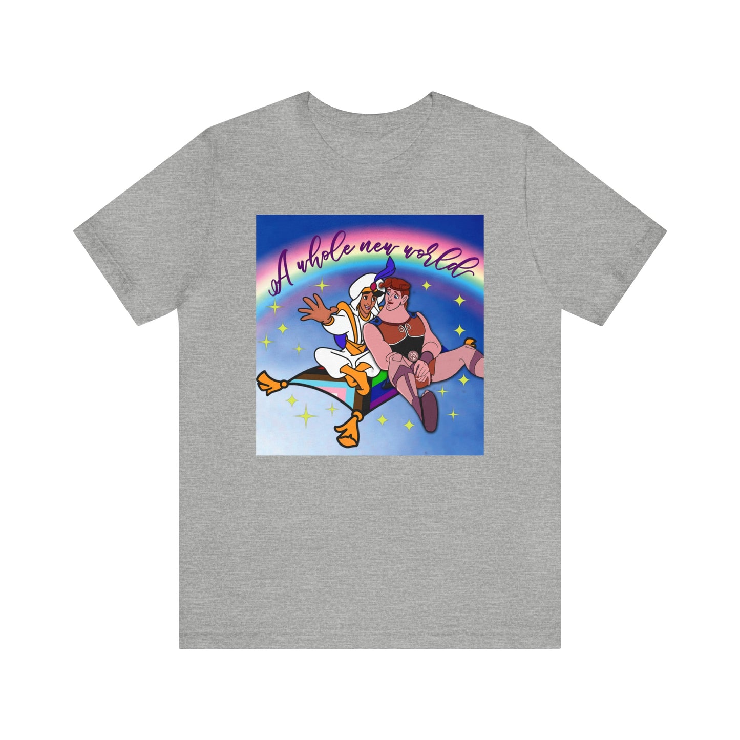 New Gay World Aladdin-Hercules Unisex Short Sleeve T-Shirt
