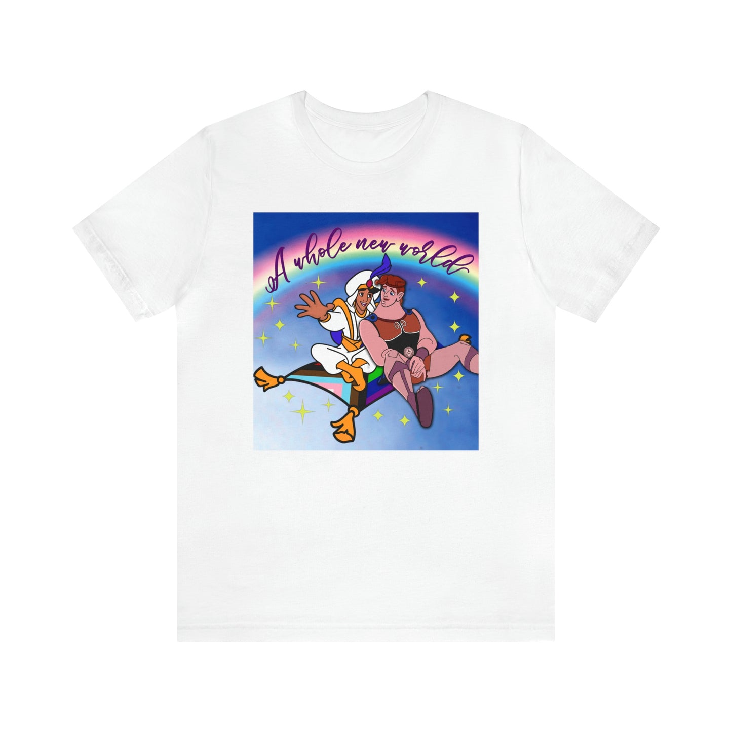 New Gay World Aladdin-Hercules Unisex Short Sleeve T-Shirt