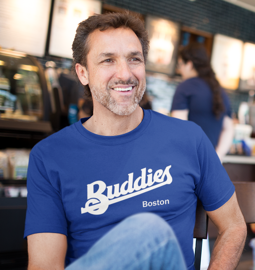 Buddies Boston Gay Bar Adult Unisex T-Shirt