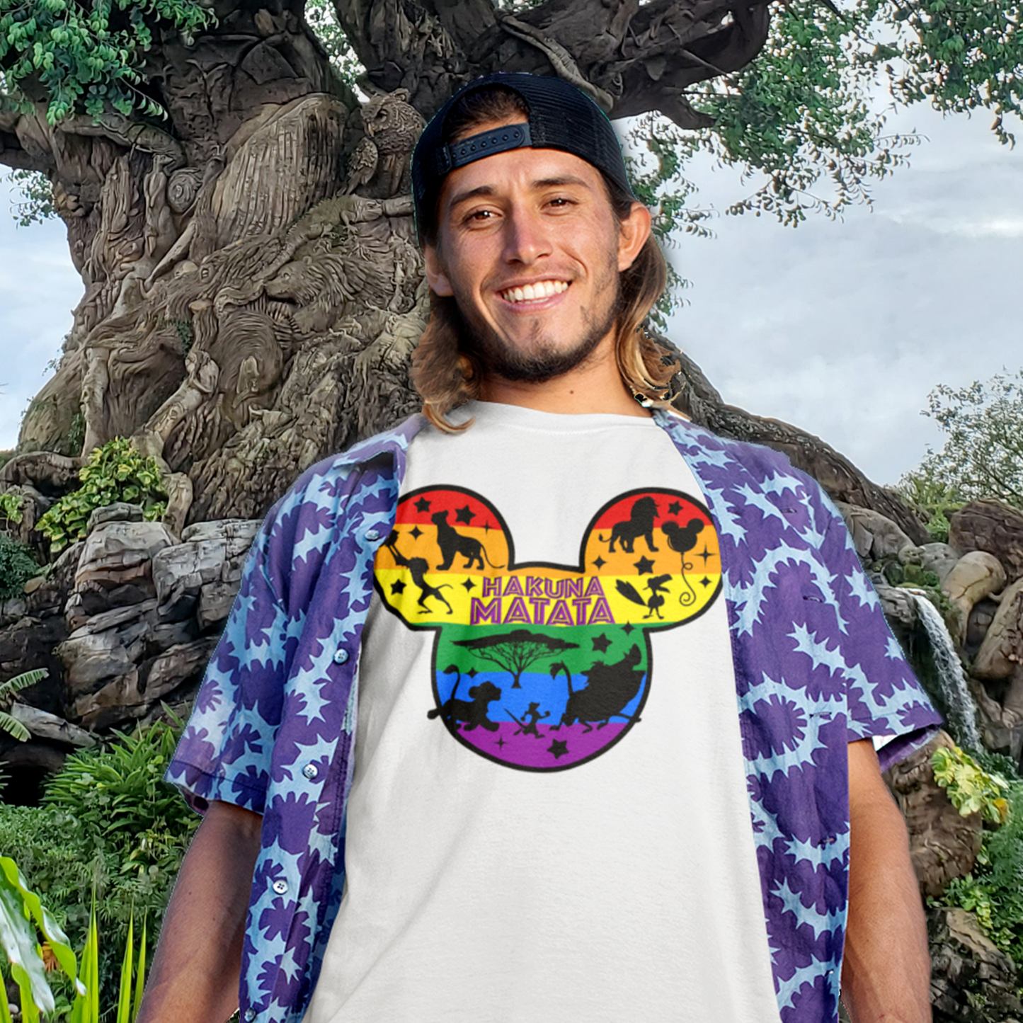 Hakuna Matata LGBTQ Rainbow Pride Adult Unisex T-Shirt