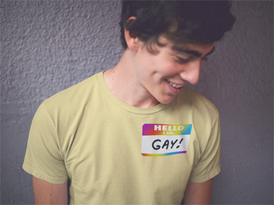 Hello I'm Gay Adult Unisex T-Shirt