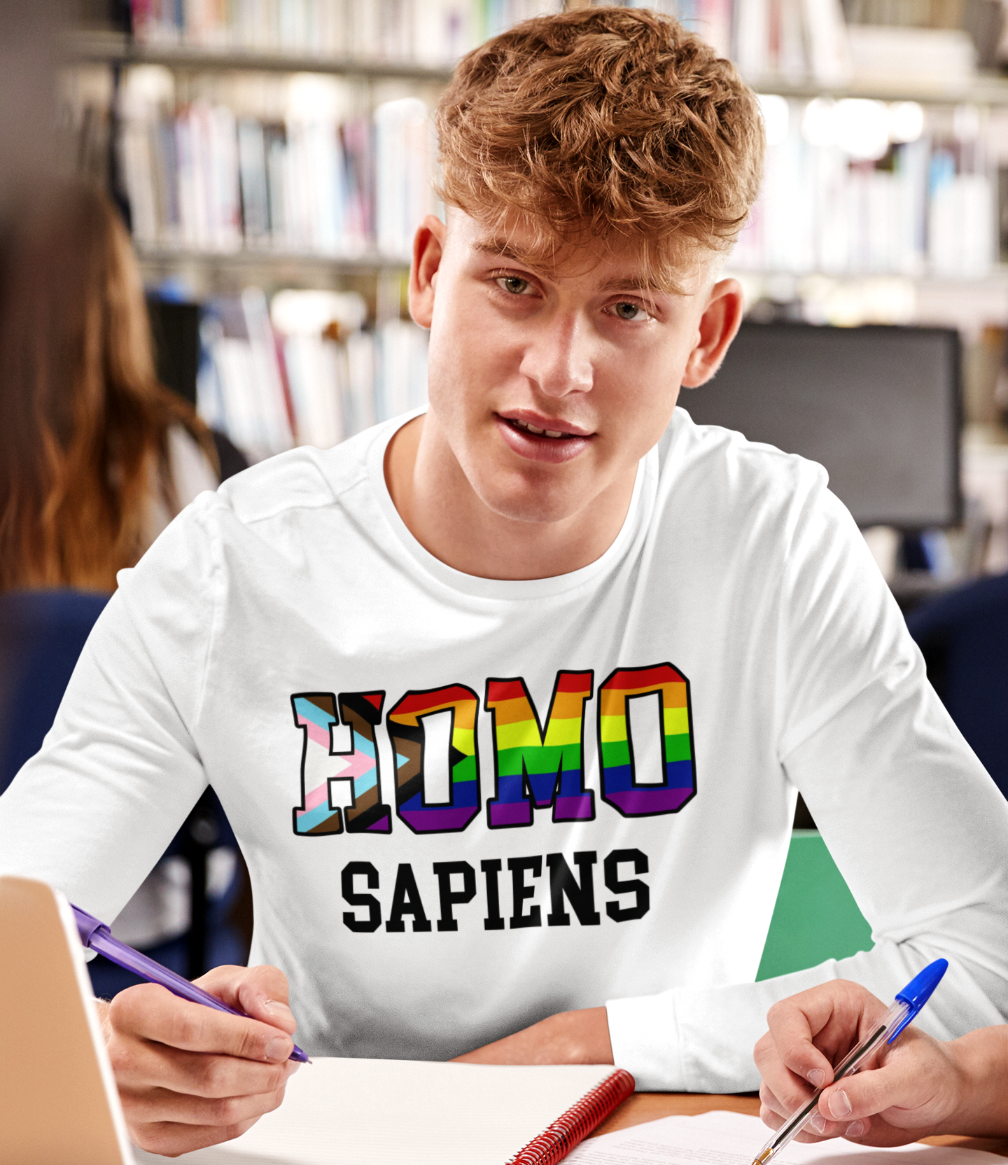 Camiseta de manga larga para adulto HOMO SAPIENS