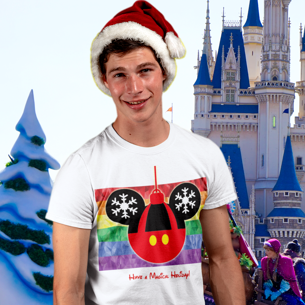 LGBTQ Have a Magical Holiday Adult Unisex T-Shirt