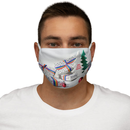 Masque facial en polyester/coton ajusté Homo pour les vacances