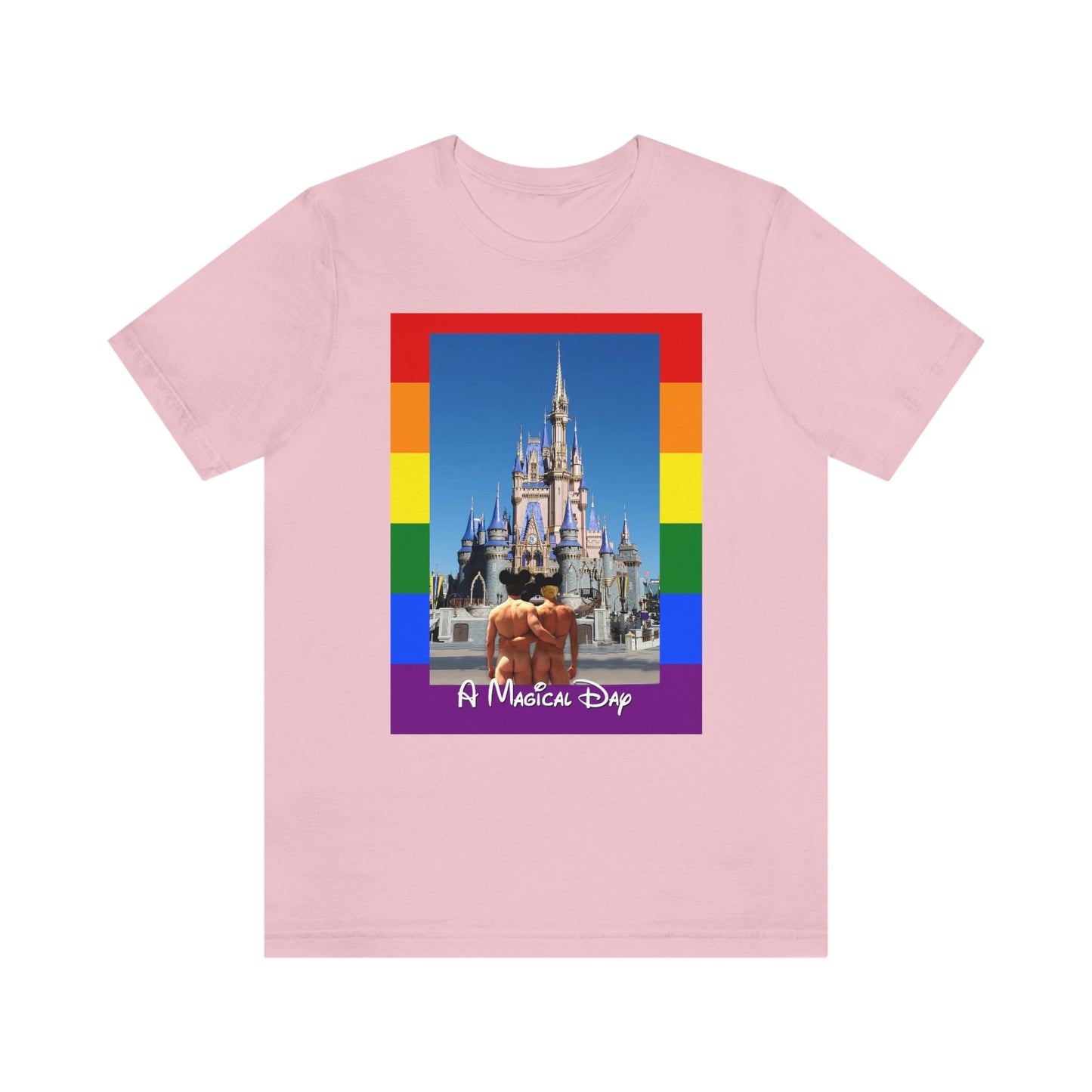 Camisetas para adultos del Orgullo Gay de un día mágico