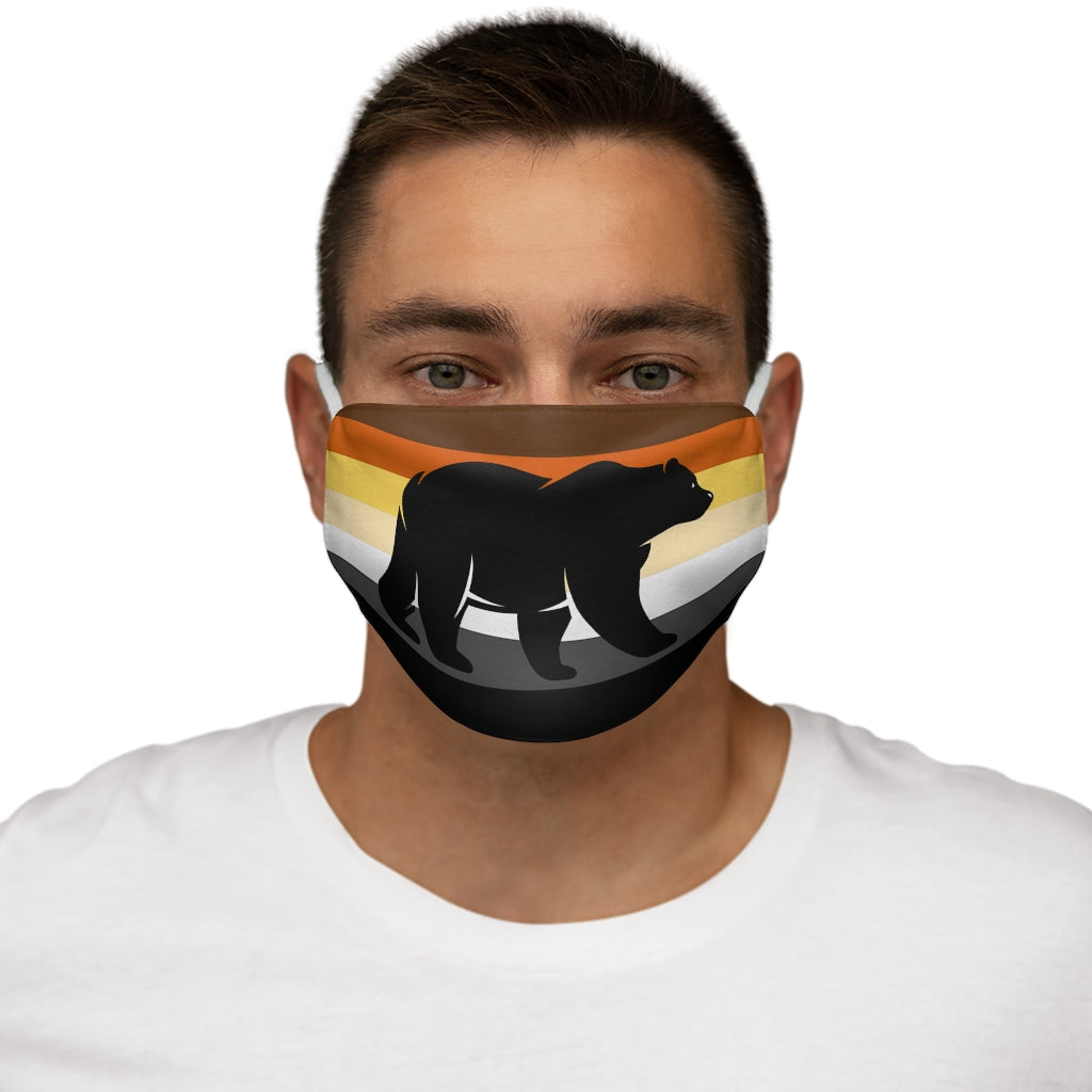Masque facial en polyester/coton ajusté Gay Bear